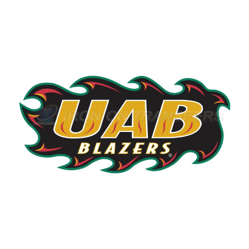 UAB Blazers Iron-on Stickers (Heat Transfers)NO.6632